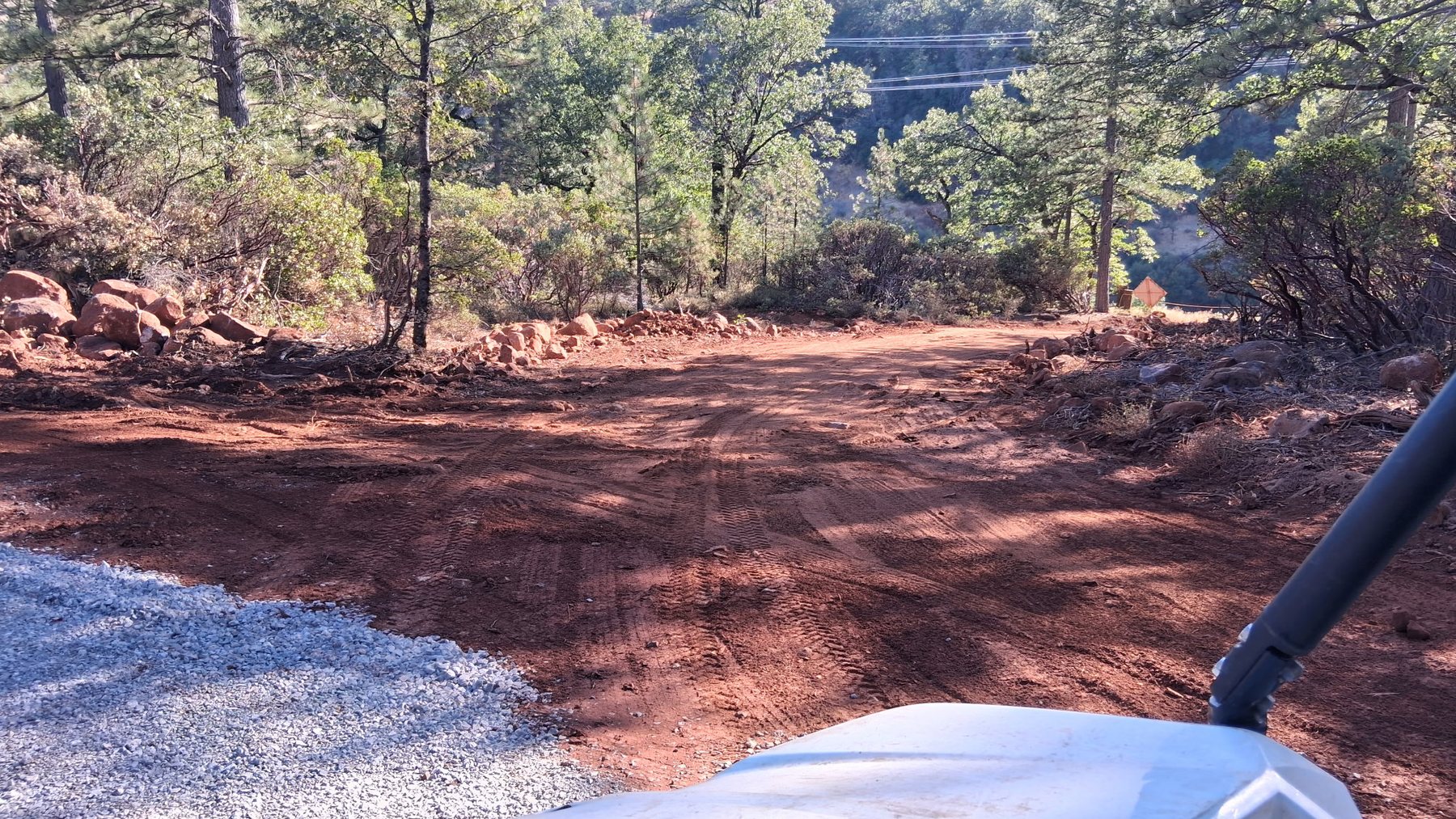 Property road and terrain