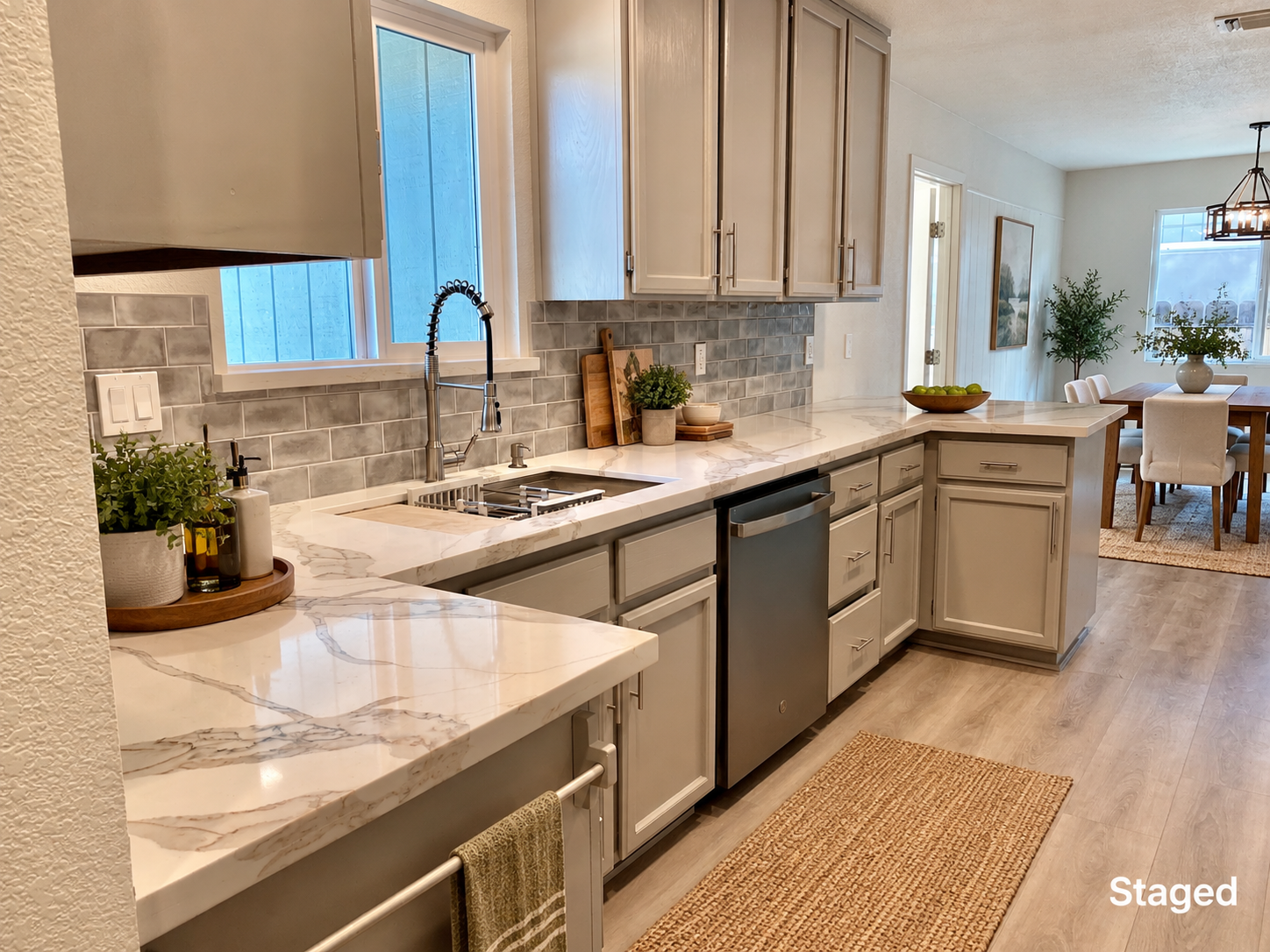 Kitchen 1 virtually staged