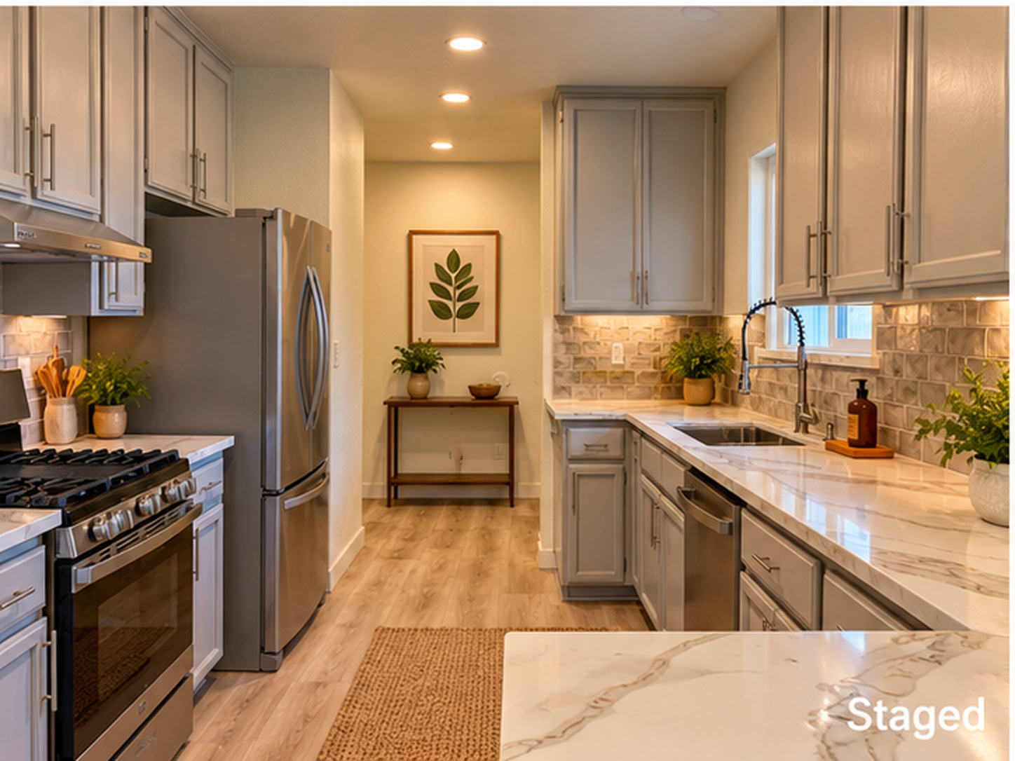 Kitchen 1 virtually staged