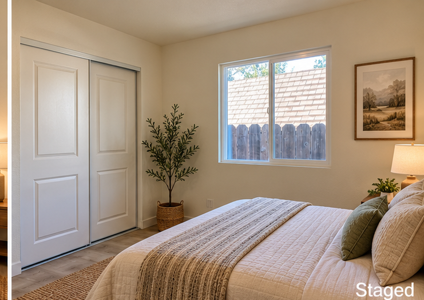 Bedroom 3 virtually staged