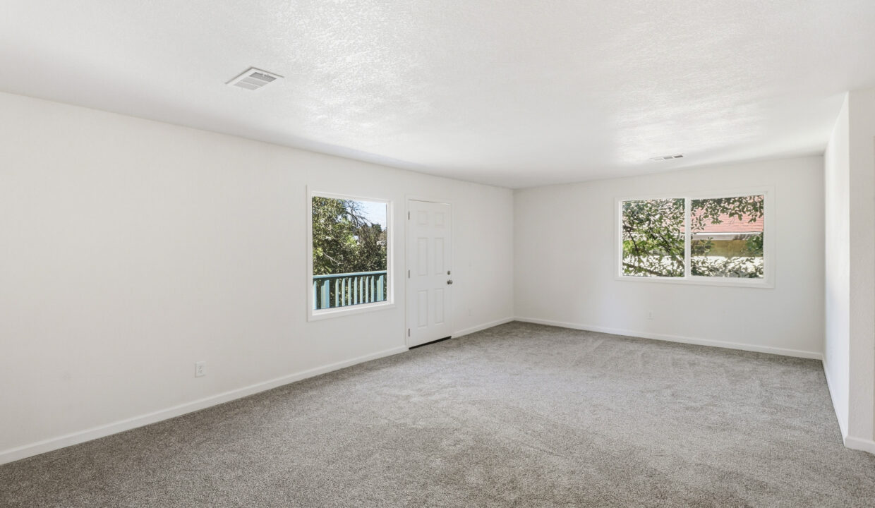 Living Room View to Back Deck